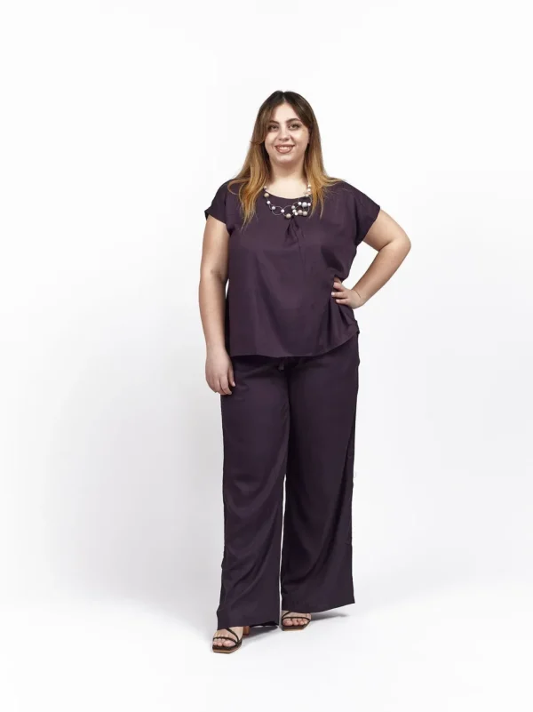 Maglia basic tinta unita viscosa Karol