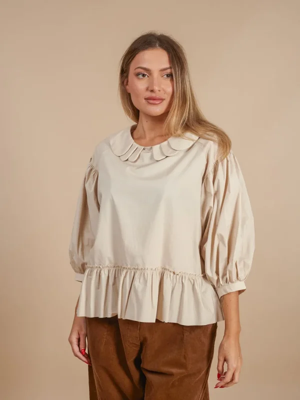 Maglia con colletto cotone Kuma