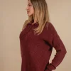 Maglione alpaca con colletto e bottoni Meddy
