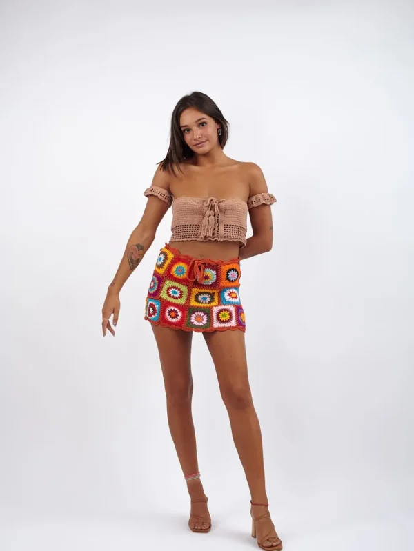 Minigonna Crochet Cora