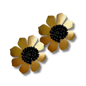 Orecchini a lobo Blomma metallic