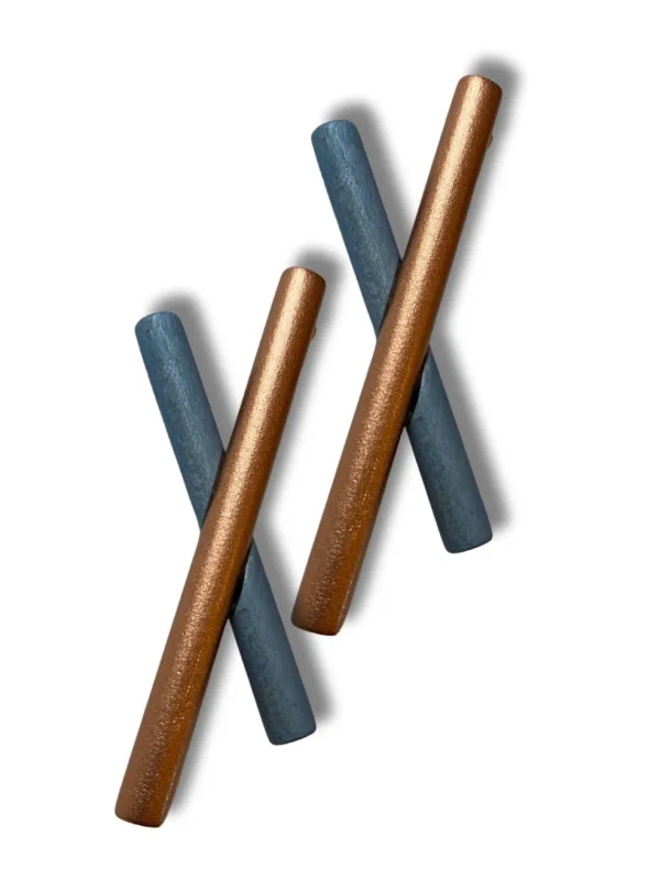 Orecchini a lobo legno Xavia