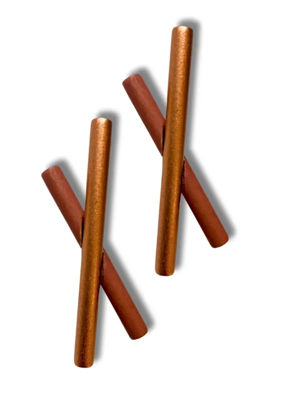 Orecchini a lobo legno Xavia