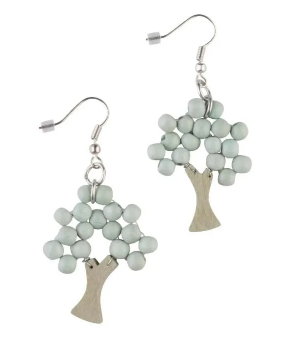 Orecchini Albero legno