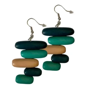 Orecchini Bahamas legno