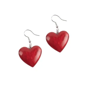 Orecchini Cuore resina