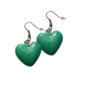 Orecchini Cuore resina