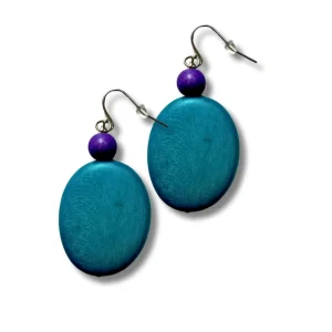 Orecchini leggeri, legno Dovie, costume jewelry