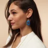 Orecchini leggeri, legno Lotti, costume jewelry