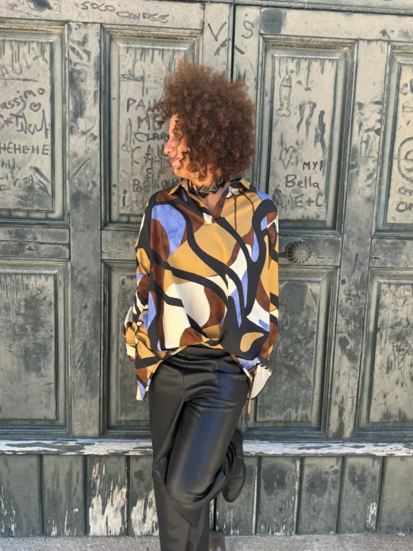 Pantaloni ecopelle Mindy