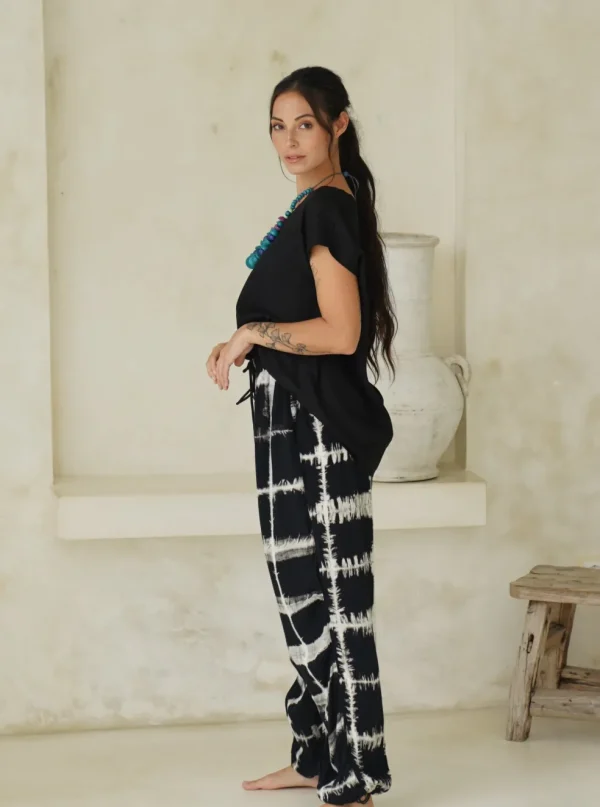 Pantaloni lungo cotone Romina
