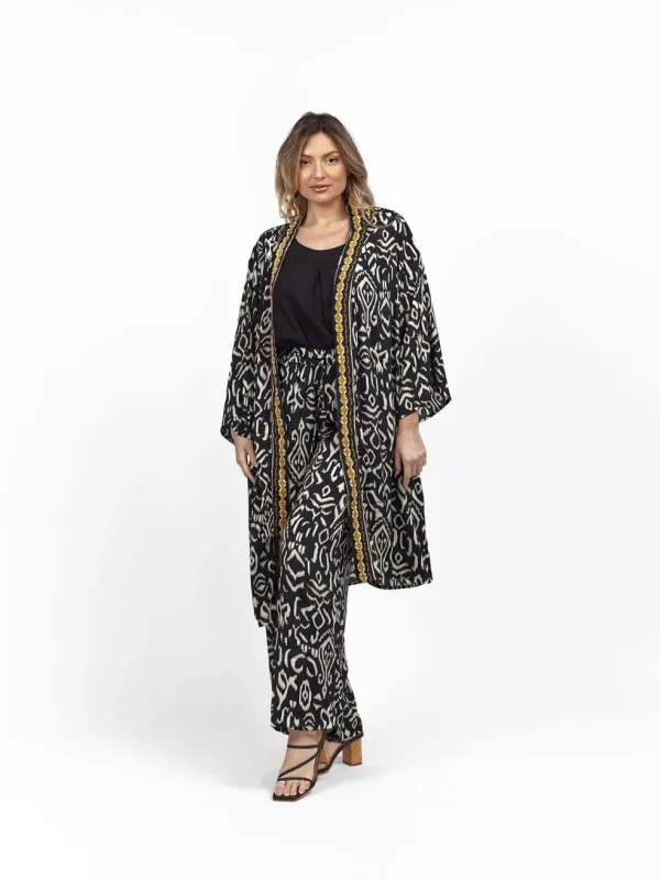 Pantaloni seta boho coulisse Berenice
