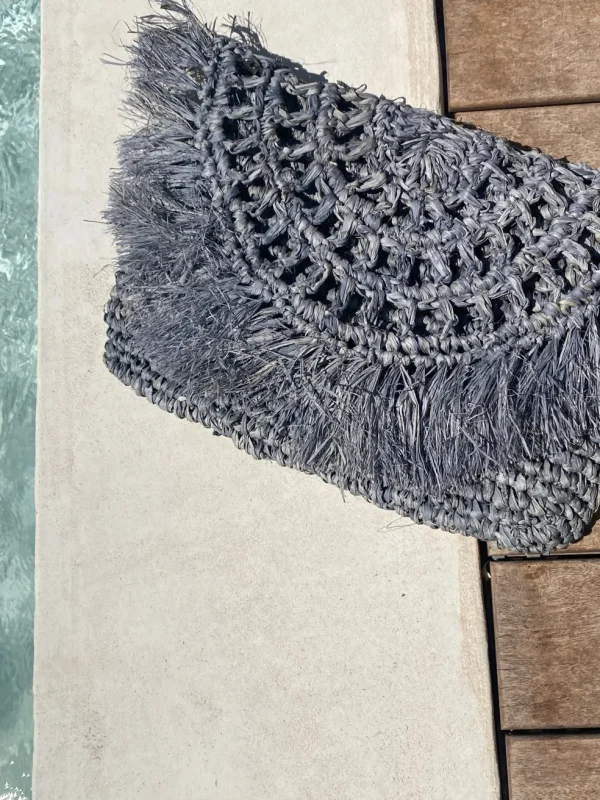 Pochette borsa Amelia boho chic in rafia