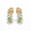 Sandalo in pelle stringato infradito tiffany Greice