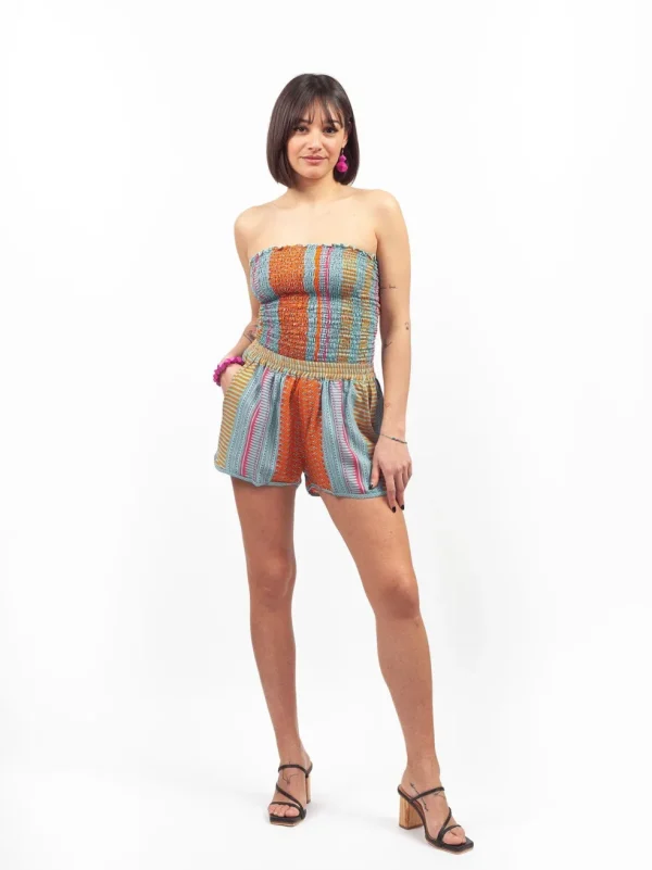 Top a fascia ampia elasticizzato Tatiana