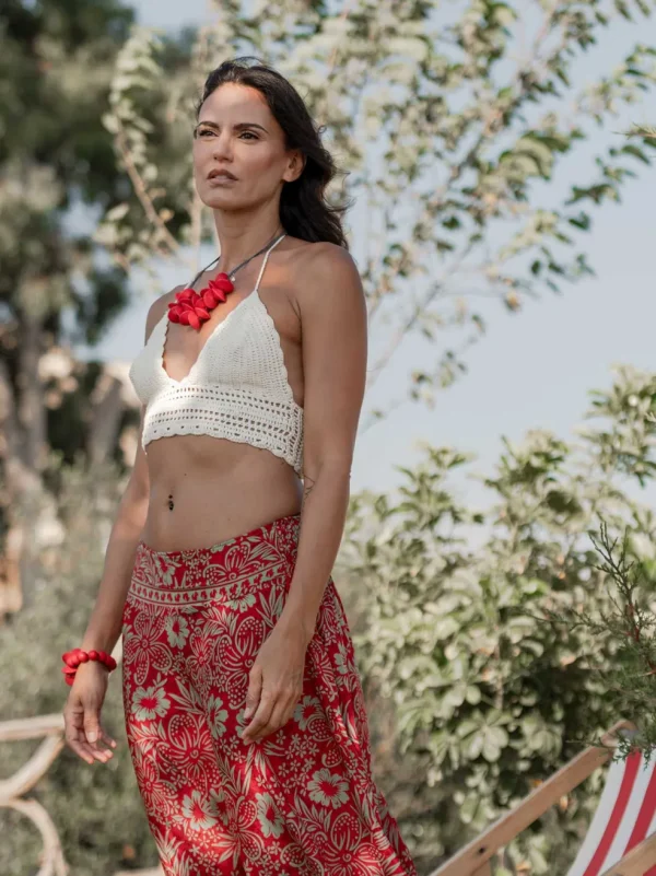 Top Crochet Ivy corpetto