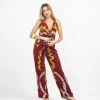 Tuta lunga rayon Camila open back
