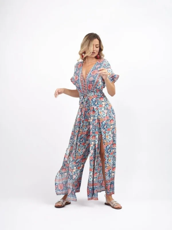 Tuta pantalone a palazzo stile Thai Uzma