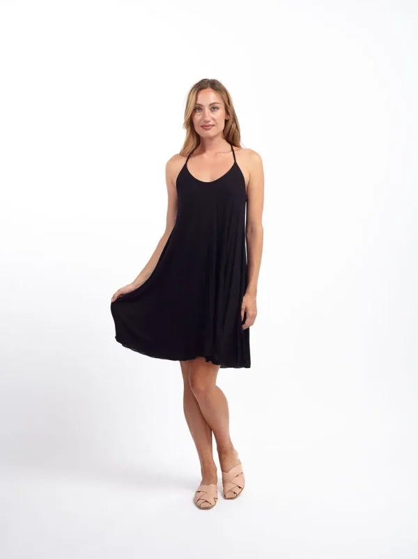 Vestito corto jersey incrocio schiena Audrey