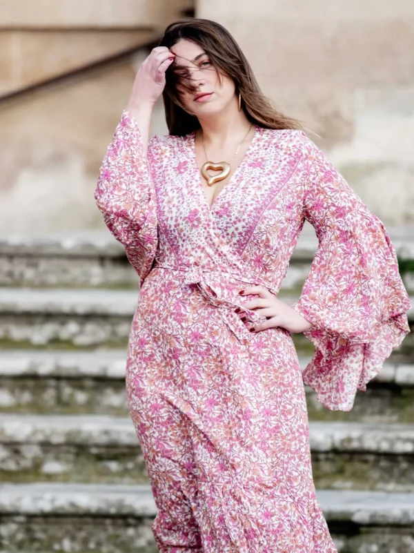 Vestito Kimono Megan Wrap