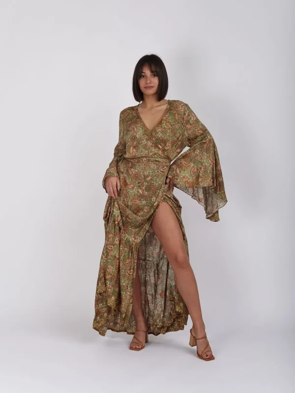 Vestito Kimono Megan Wrap