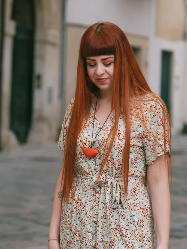 Vestito lungo chemisier con cintura Emma