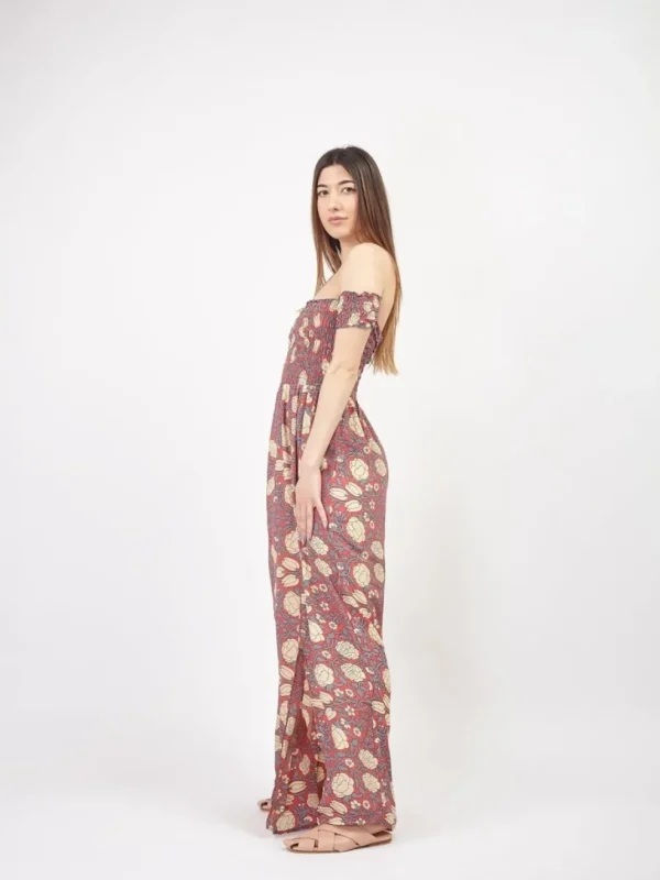 Vestito lungo in seta Alaina