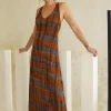 Vestito lungo open back Allison