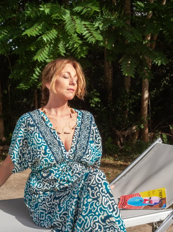 Vestito lungo seta Luisa