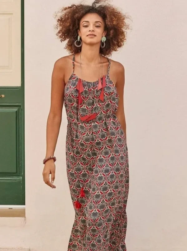 Vestito lungo seta Scarlett