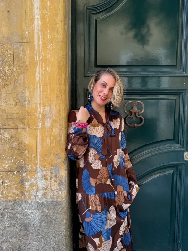 Vestito lungo viscosa Jemma
