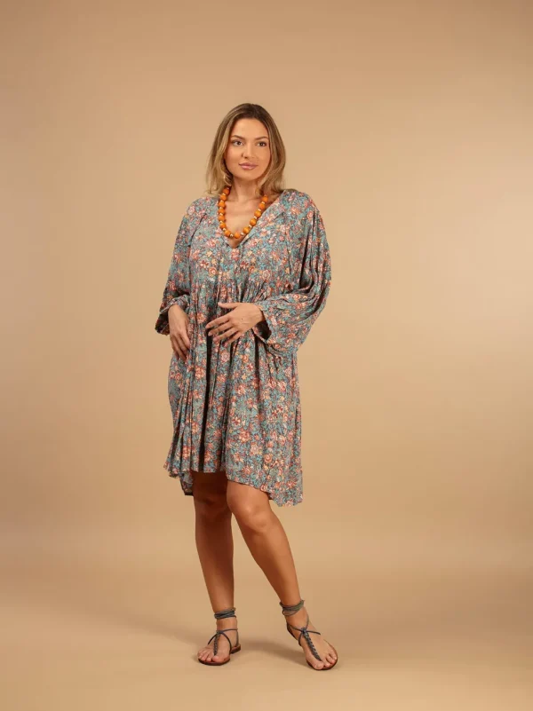 Vestito mini babydoll rayon Klea
