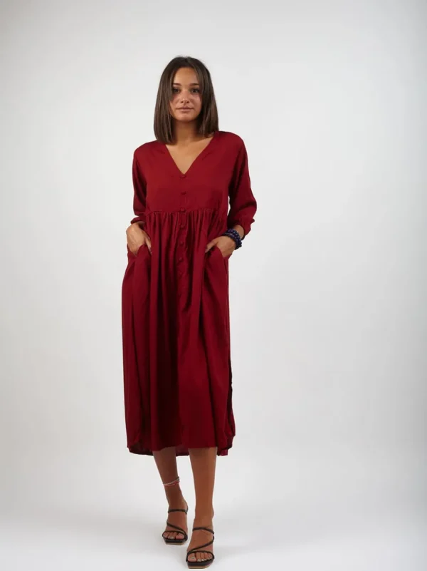 Vestito rayon midi over Matilda