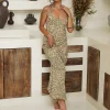 Vestito slip rayon dettaglio schiena Moana