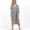 Vestito tunica midi viscosa Zafira